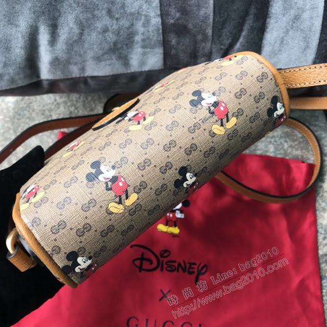 Gucci包 古馳新款女包 原廠皮 古銅五金 Gucci圓形小挎包 603730米奇  gdj1067